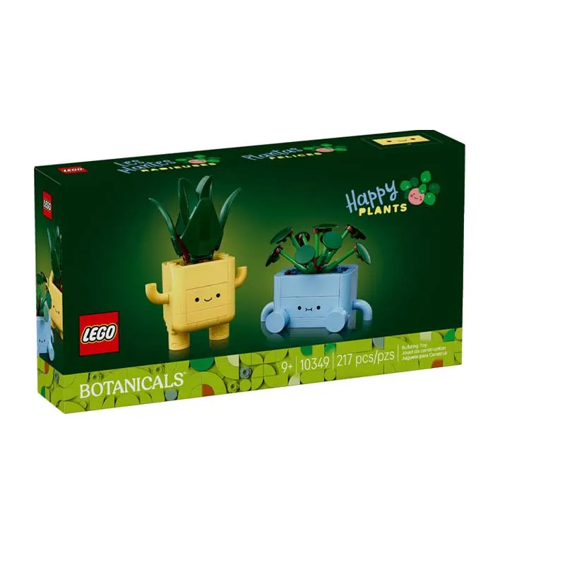 

Lego 10349 Букет счастливых горшечных растений для мальчиков и девочек, подарок на день защиты детей, строительные блоки, украшения