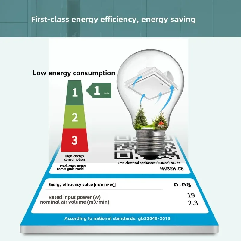 220V 最高品質の統合天井排気ファン浴室キッチン用強力なサイレント天井抽出器英語版