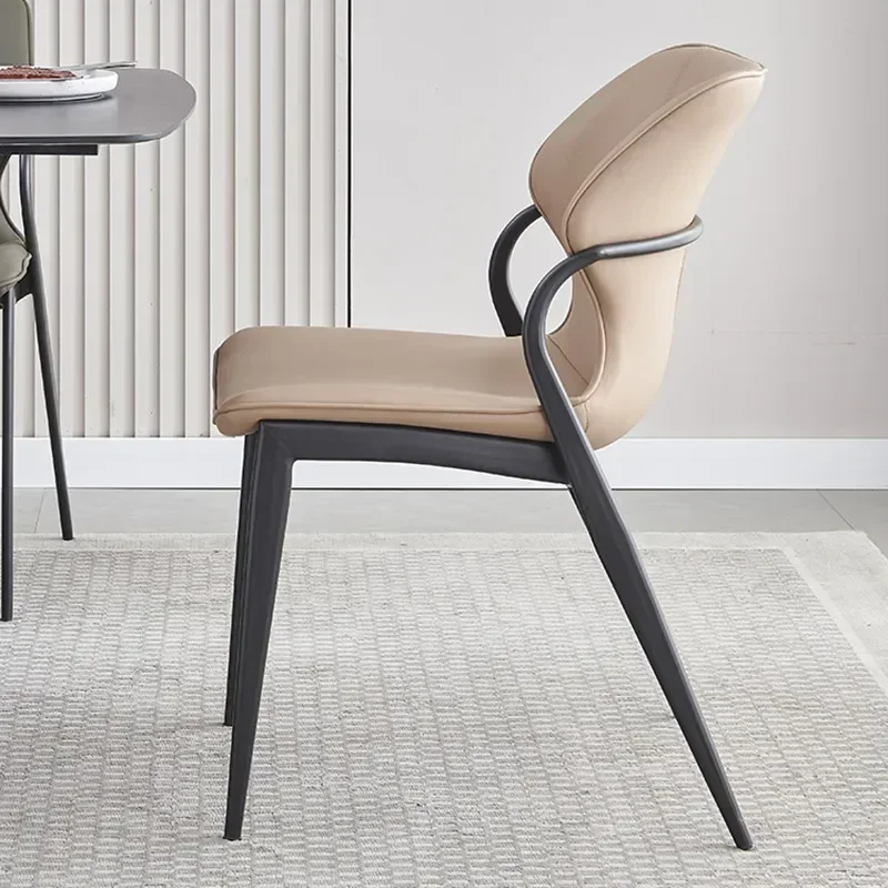 كراسي تناول الطعام للمطبخ والحفلات والمقهى لهجة مريحة بمنصة الشمال كراسي تناول الطعام مسند الظهر Moveis Para Casa أثاث منزلي YX50DC #5