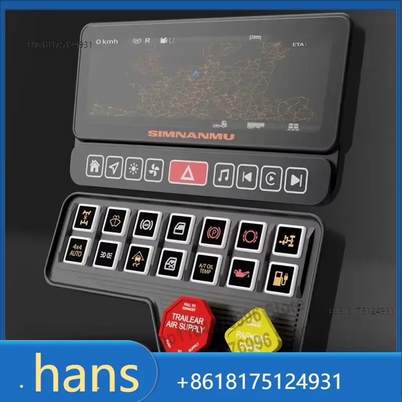 2026 Factory Direct Sales Racing Dashboard PC 8.3Inch 9RGB Ouka Navigation Projection Simulator for Logtiech G29