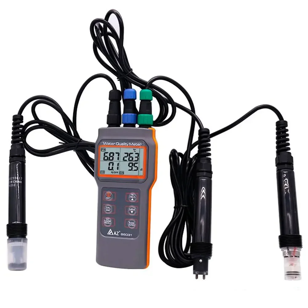 New Version AZ86031 Combo Water Quality Tester PH Conductivity TDS Salinity and Dissolved Oxy,gen Meter