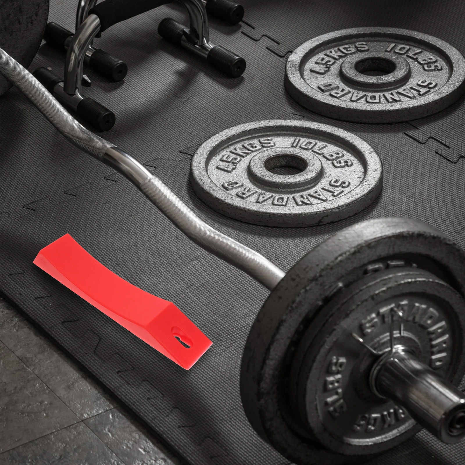 

Silicone Gasket Barbell Cushion Crash Pads Weightlifting Gym Equipment Durable Training Accessories High Elasticity Plates Pad