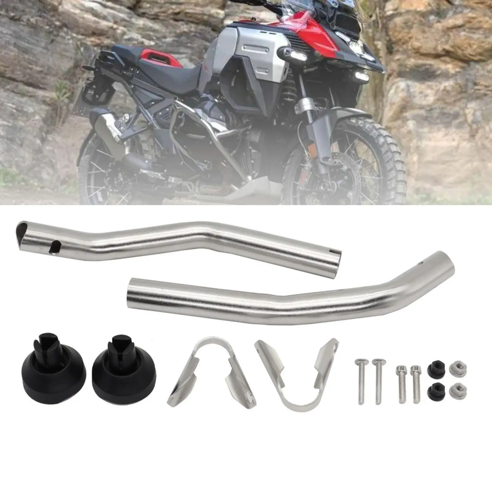 

Engine Guard Crash Bar Kit Parts Accessories Stainless Steel for BMW R 1300 GS 2023 Simple Installation Sturdy Spare Parts