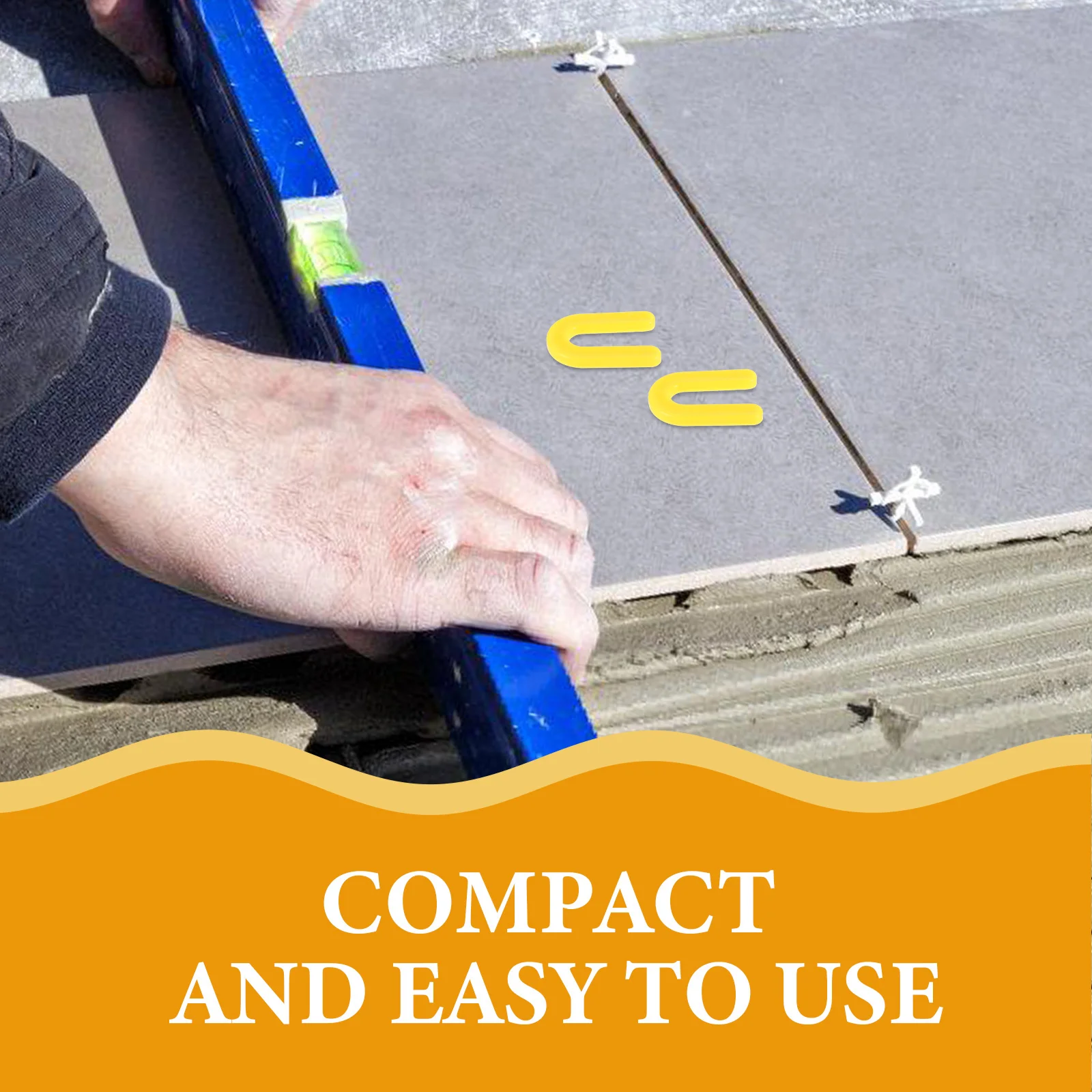 

100pcs U-Shaped Tile Spacers 2Mm 3Mm 4Mm 5Mm Horseshoe Plastic Wedges For Floor Wall Pool Ceramic Tiles Leveling Installation