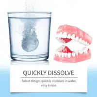 Denture Cleaning Tablets For Oral Care - Freshen Breath, Reduce Stains On Dentures & Braces, Ensure Hygiene With Easy Use 3