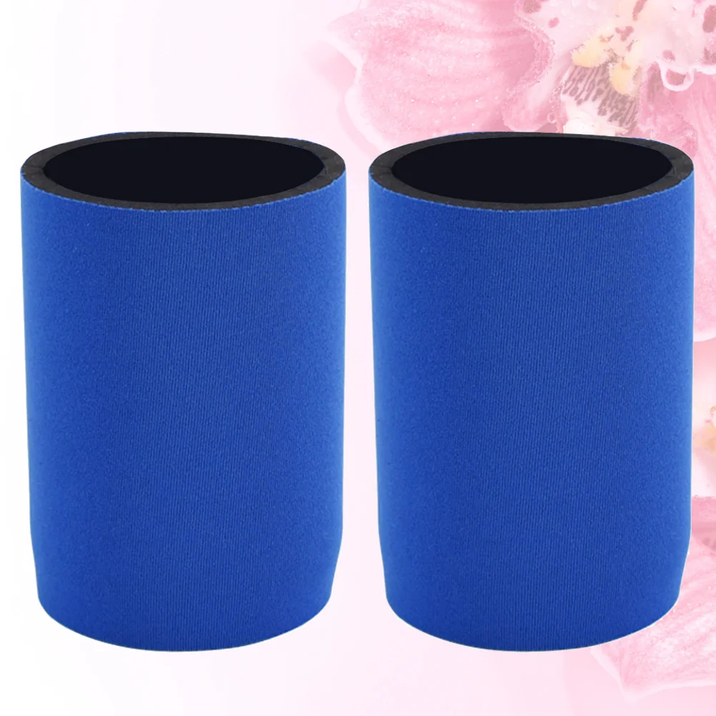 

2Pcs Insulated Vacuum Cup Cover Thickened Water Bottle Sleeve Portable Heatproof Pouch for Outdoor Travel Home Use Blue