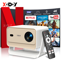 XGODY N6 Pro Netflix Officially 4K Projector Voice Control Smart Android TV Whale OS 8/32GB ROM for Outdoor Movie Home Theater