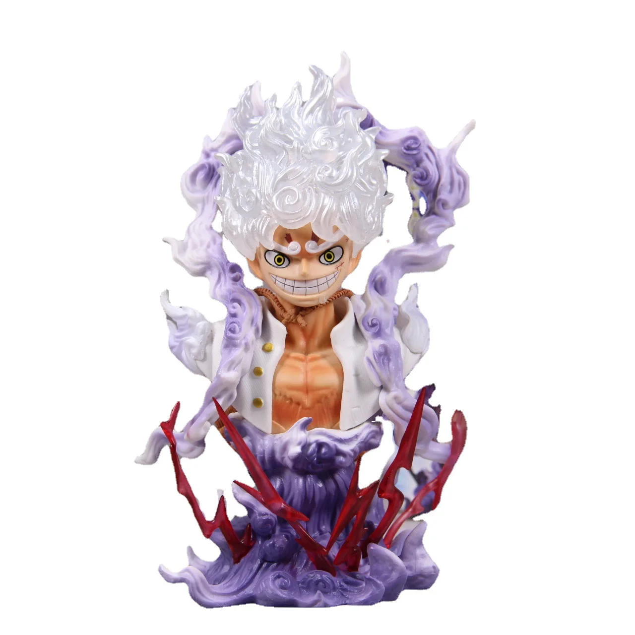 Wholesale of Nica Luffy Pirate King GK Fifth Class Sun God Awakening Luffy Handmade Statue