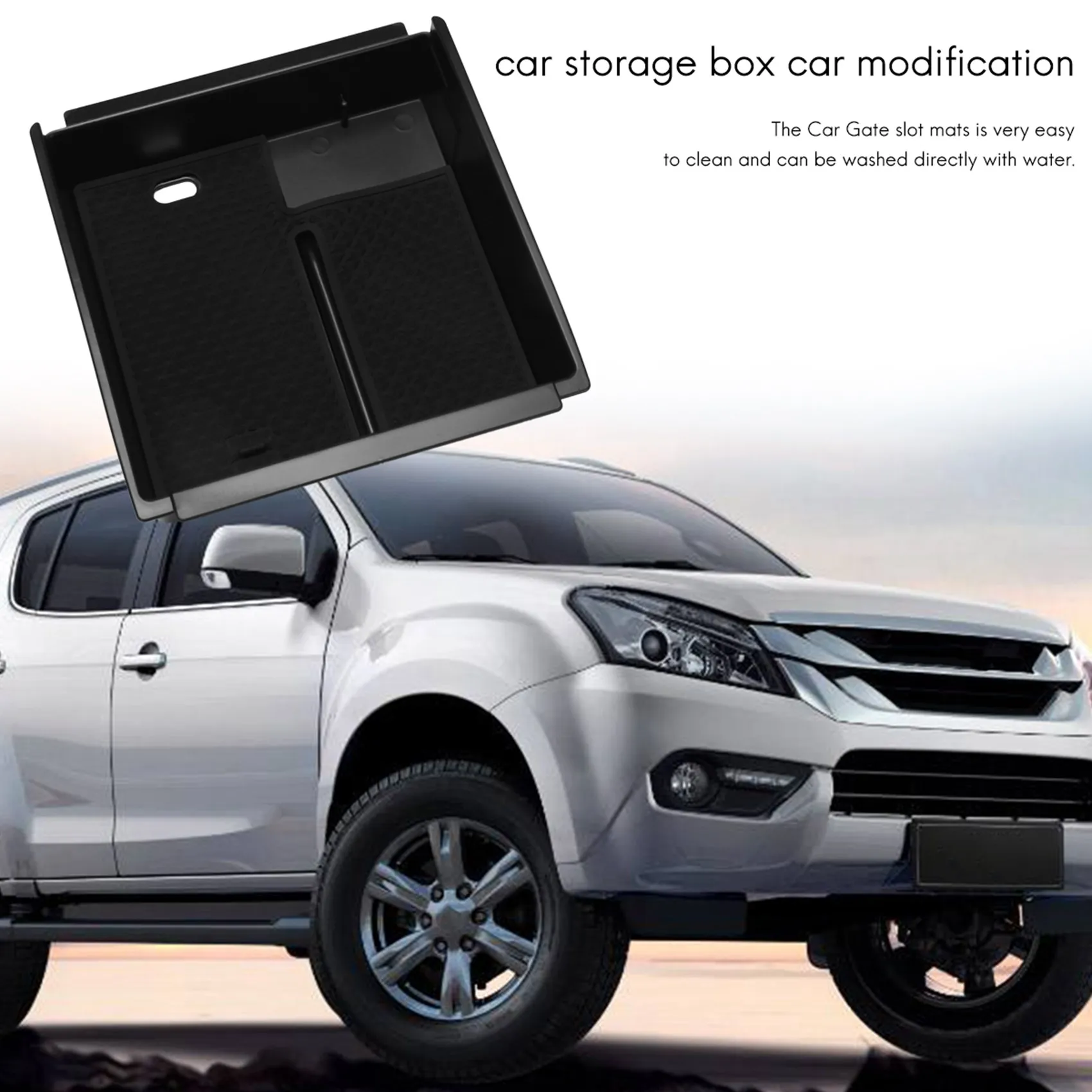 Ящик для хранения подлокотников для Isuzu D-MAX MU-X 2012 - 2019 DMAX MUX tiading Box BLACK