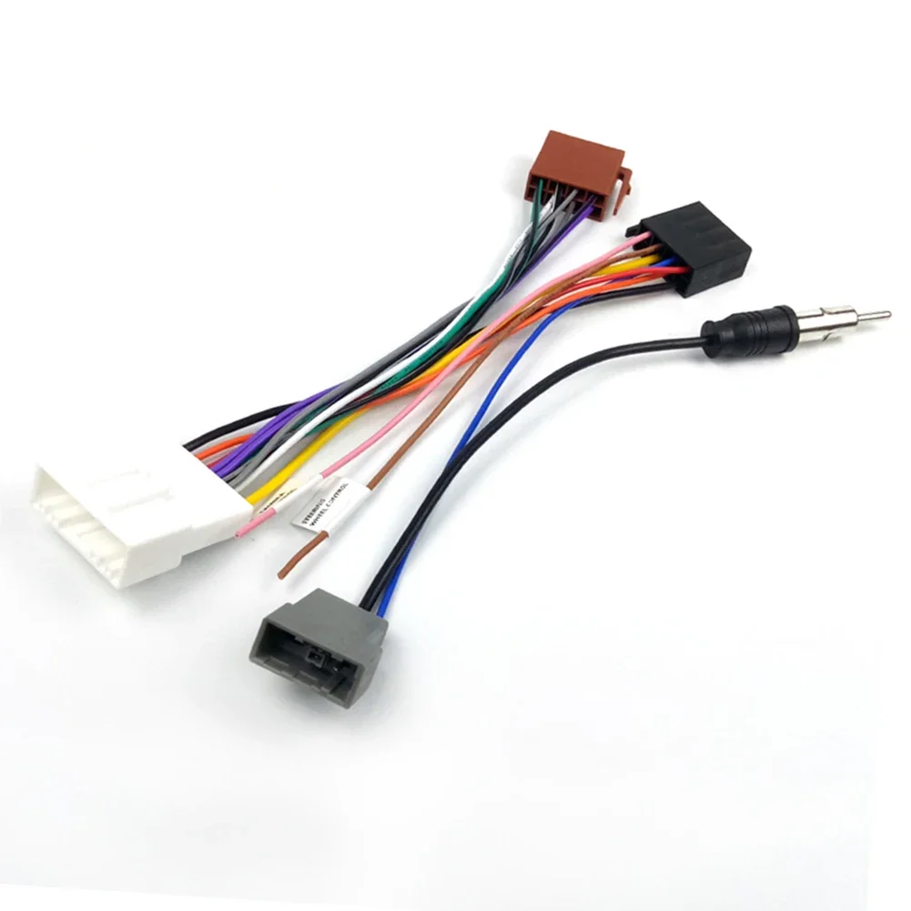 Radio Installation Car Radio Adapter ISO Power Cable Practical Installation Solution Reliable Antenna Connection For Car Radio