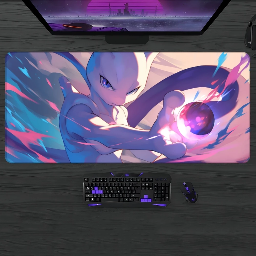 

Anime P-pokemonS Mouse Pad Gamer Pc Gaming Accessories Rubber Mat XXL Deskmat Mats Keyboard Cabinet Mause Laptops