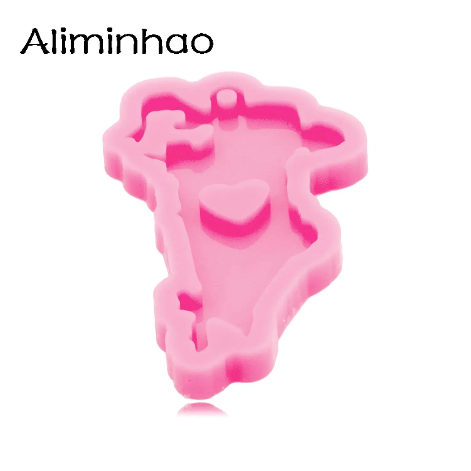 DY1435 Shiny Bahrain Map Silicone Resin Keychain Molds Jewelry, Crafting Silicone Mold to Make Crafts with Epoxy Resin Art Diy