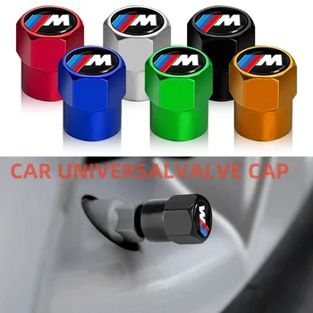 Tampa de válvula de metal para pneu de roda de carro, 4 unidades, defensor decorativo para BMW M F20 E36 E92 E87 E30 E46 E91 F31 X5 E53 E34 F11 E70 F25 E53