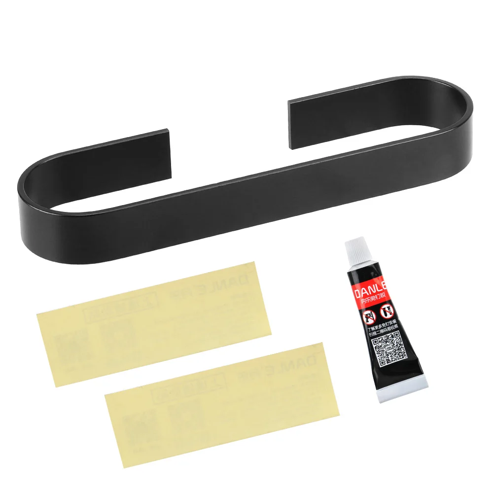 Towel Holder No drilling Wall Mounted Hanger Organizer Kitchen Storage Rack Space Aluminum Bathroom Towels Rack Hanger