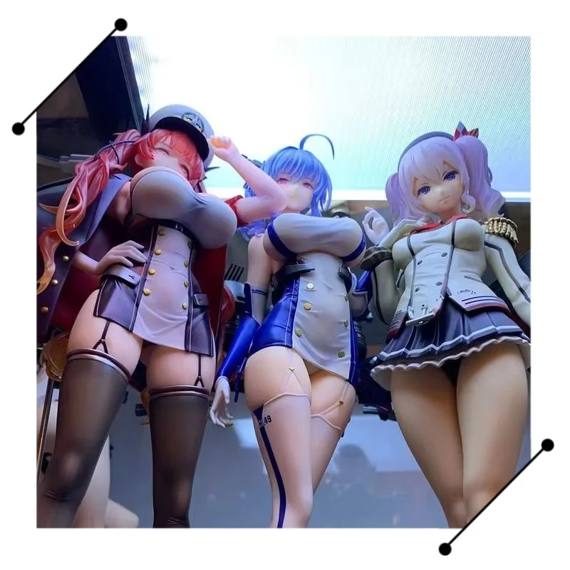 Figura de colección Kantai Kan Colle Kashima Hibiki Azur Lane Chica de anime figura de acción de Pvc juguete juego estatua colección modelo muñeca