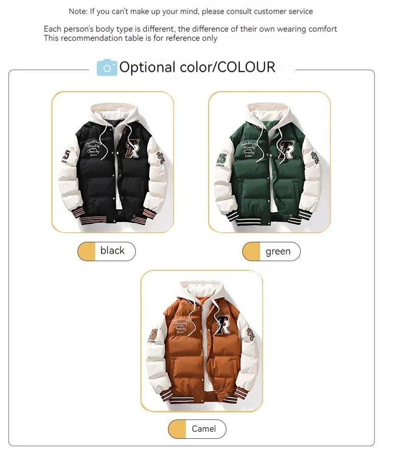 2023 Winter neue hochwertige Baumwolle gepolsterte Jacke Herren Damen große Straßen kleidung Baumwolle gepolsterte Jacke Herren mantel Kleidung – Detail 10