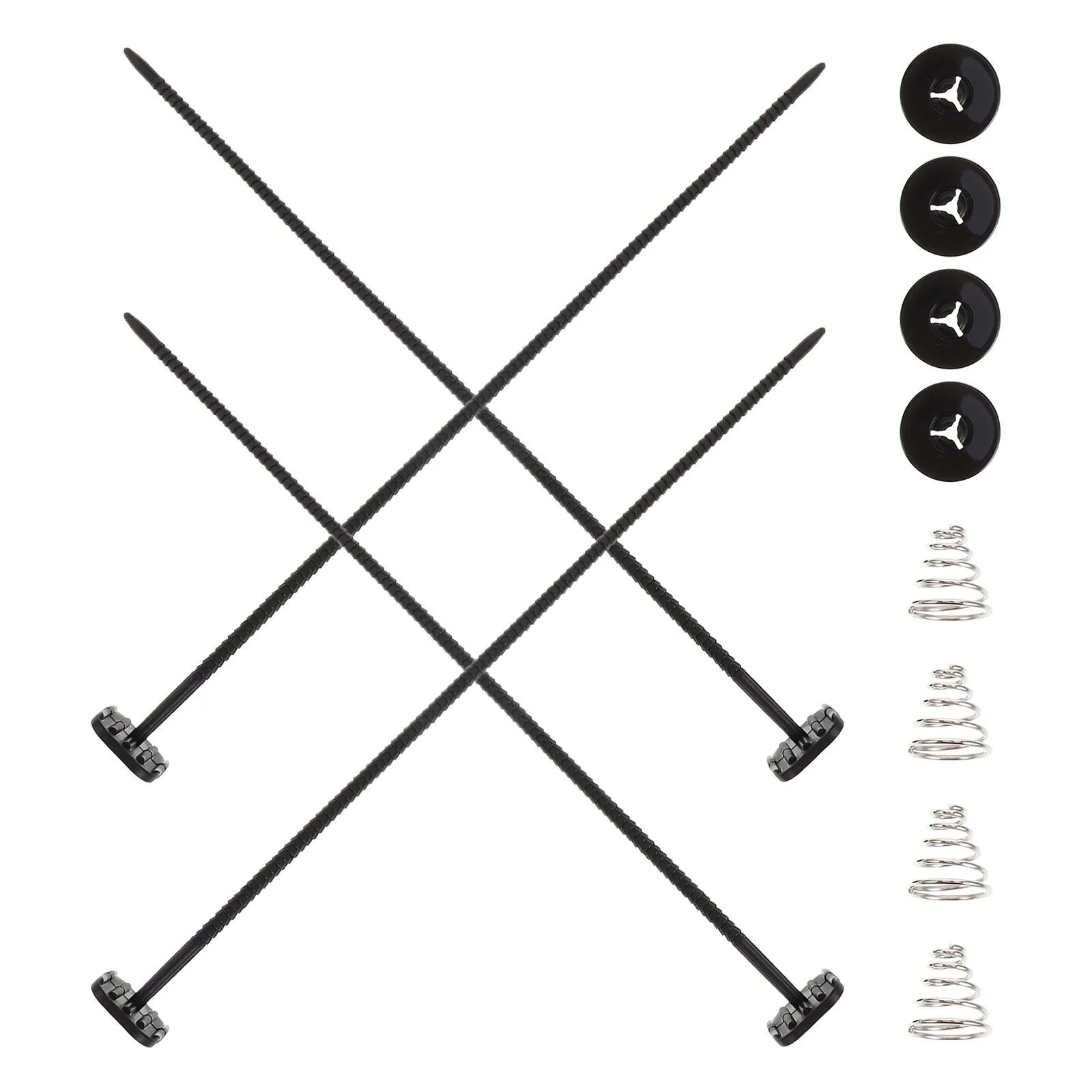 

1Set Cooling Radiator Fan Mounting Kit Universal Car Fan Installation Set Sturdy Plastic Material for Electric Cooling System