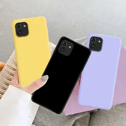 For Samsung A03 Case Liquid Silicone Back Cover For Samsung Galaxy A03 A 03 Phone Cases For Samsung A03 Fundas Coque