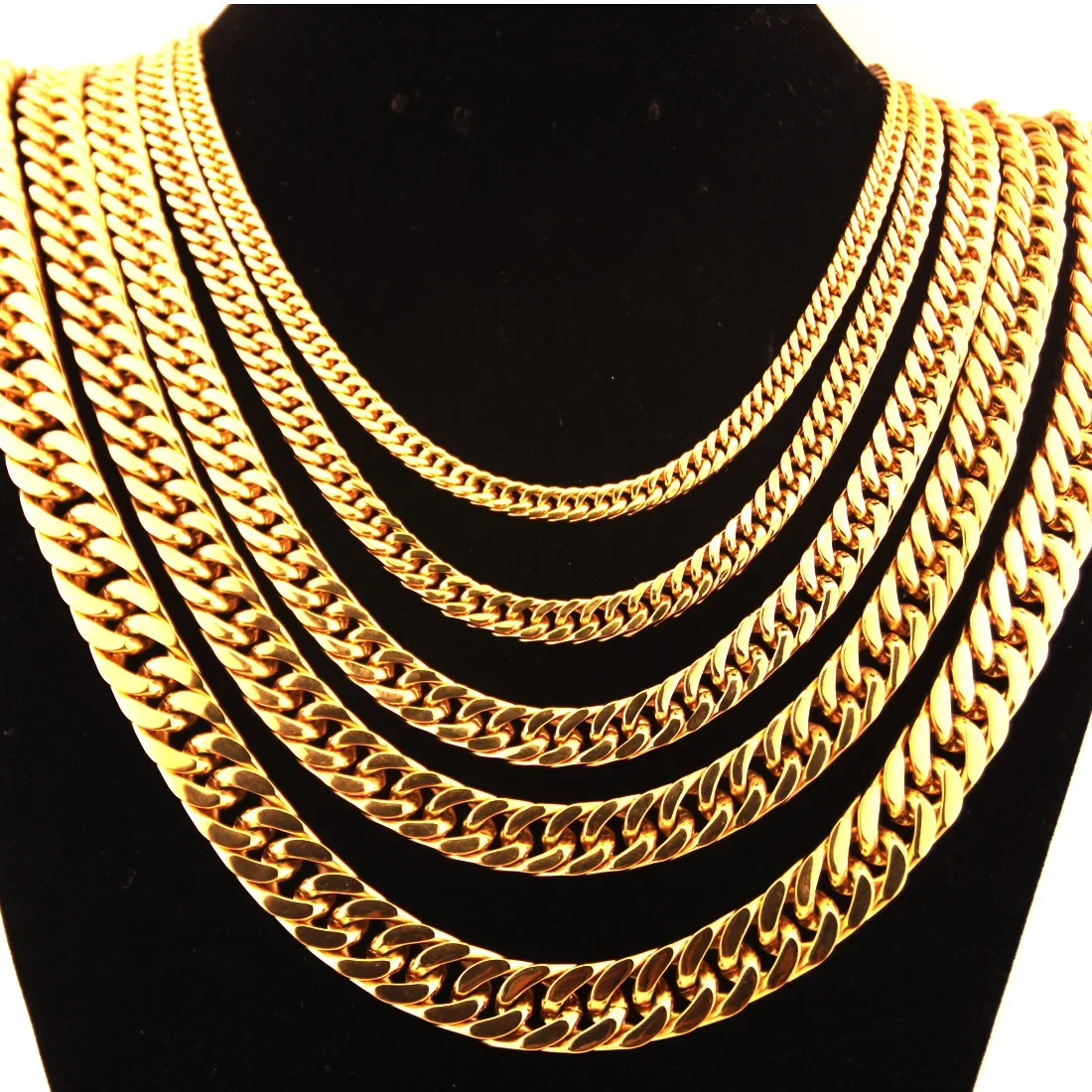 6mm Stainless Steel Miami Cuban Link Chain Dog Cat Chain Pet Jewelry Accessories 18inch