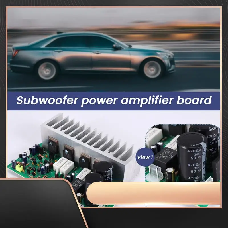 

SUB-350W Subwoofer Power Amplifier Board Mono High Quality Power Amplifier Board Finished DIY Speaker Power Amplifier Board