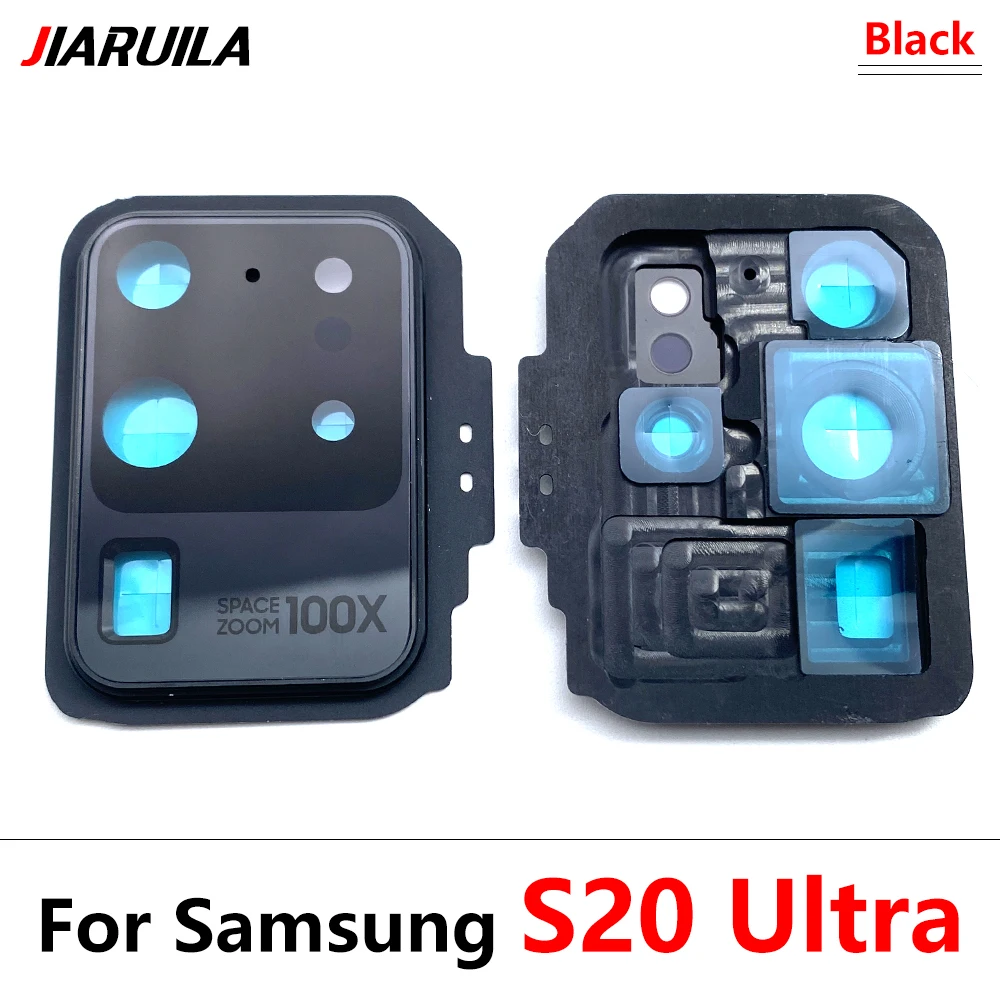 Neue Für Samsung S20 Ultra S20 Fe S20 Plus S20 Reparatur Ersetzen Zurück Kamera Glas Objektiv Abdeckung mit Rahmen Halter ersatz Teil – Detail 16