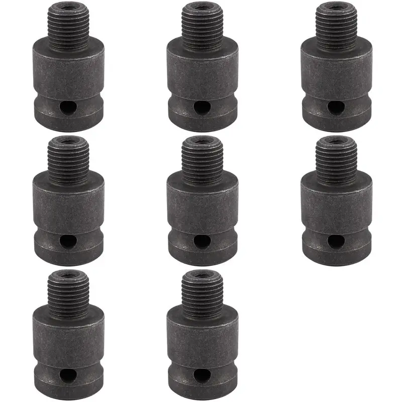 

【COMELY】Набор из 8 адаптеров для дрелей и ударных гайковертов 1/2 дюйма (1/2-20 UNF) с 8 винтами