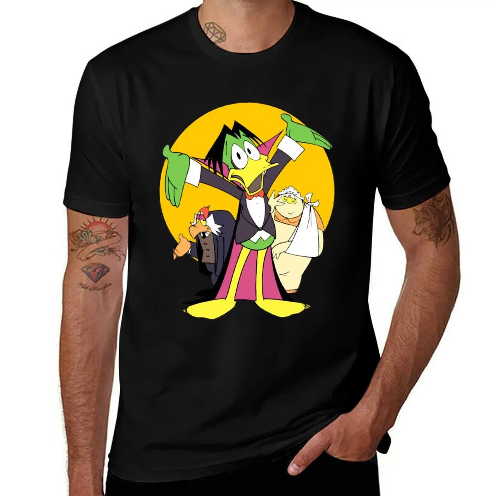 Retro Count Duckula Awesome For Movie Fan T-Shirt Plus Size Street Style Tee T-Shirt
