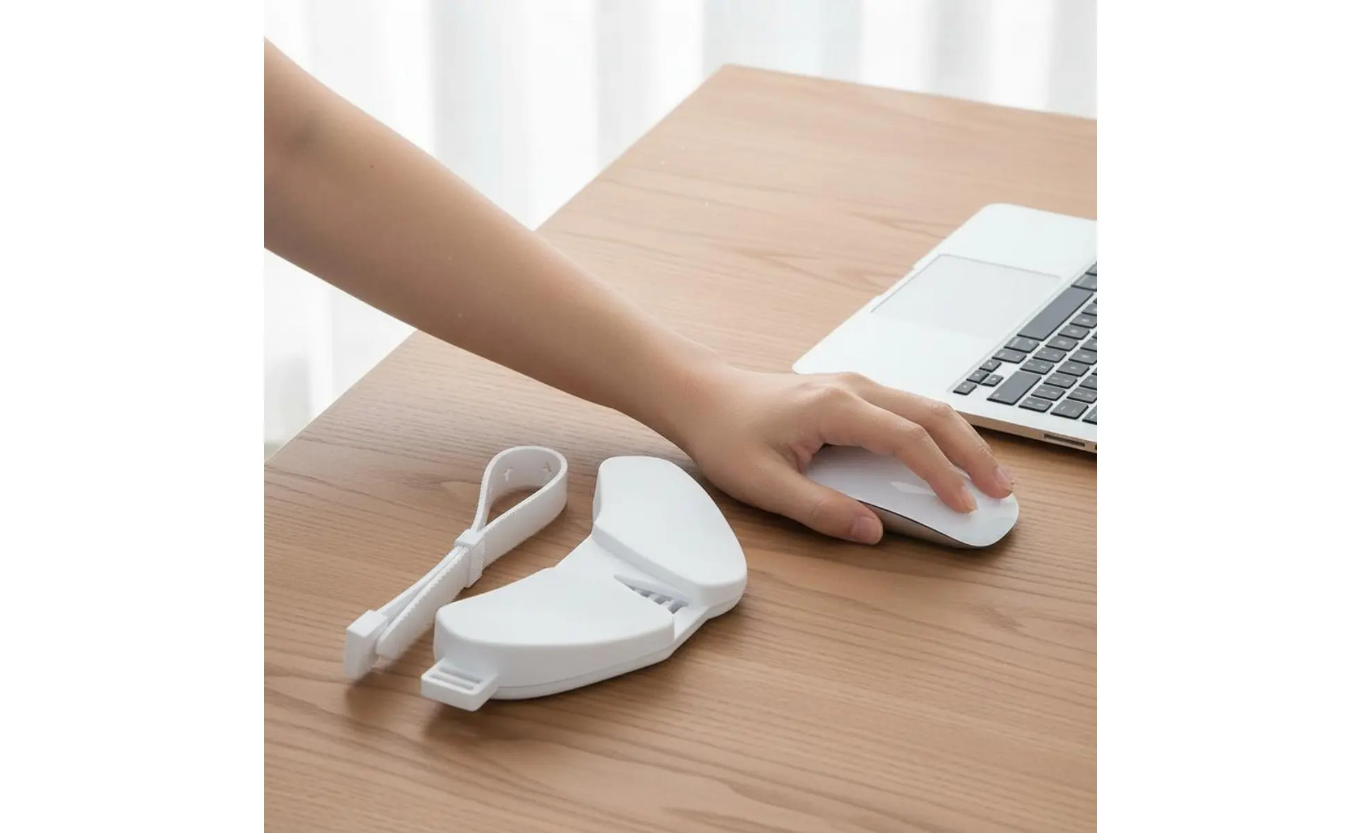 Wearable Mouse Wrist Rest Attachable Strap Ergonomic Hand Brace Gliding Palm Rest Adjustable Fit Computer Hand Support Wearable Mouse Wrist Rest Attachable Strap Ergonomic Hand Brace Gliding Palm Rest Adjustable Fit Computer Hand Support
