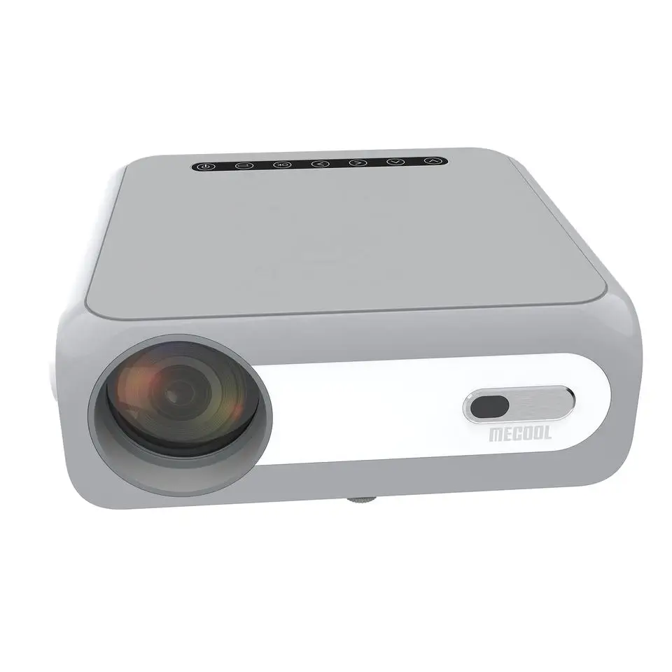 New MECOOL KP1 Wifi Projector Sail  1080p 700 Ansi 14000 Lumens Manual Focus Android 11 Tv Stick Home Lcd Full Hd  Projector