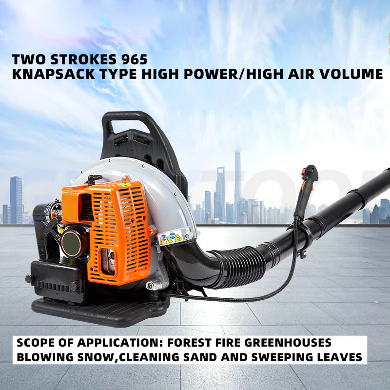 Imagem -03 - Poderoso Mochila Leaf Blower 68cc Poderoso Snow Blower sem Fio Dois Tempos Duto de ar Ajustável Gasolina Destacável Air Blower Ferramenta Elétrica