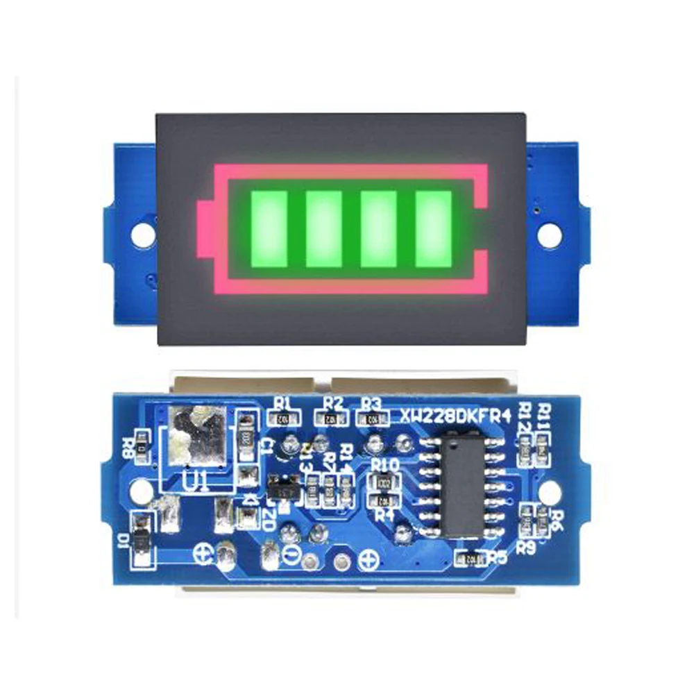 BMS 6S 18650 wskaźnik pojemności baterii litowej zielone podświetlenie LED moc wyświetlacza akcesoria do ładowania banku