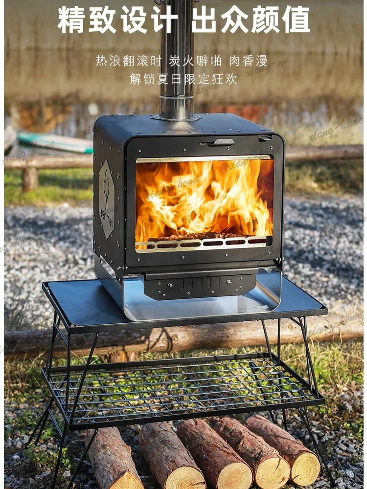 YJ stainless steel portable outdoor tea heating stove roasting stove picnic camping CHL07
