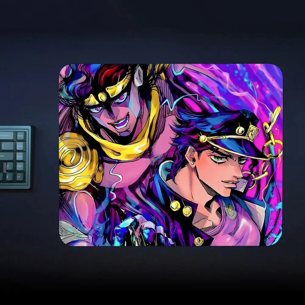 لوحة ماوس للمغامرة الغريبة من جوجو، أجهزة الكمبيوتر المحمولة للألعاب، لوحة ماوس، سجادة لوحة المفاتيح، واقي مكتب، وسادات ماوس كرتونية أنيمي #3