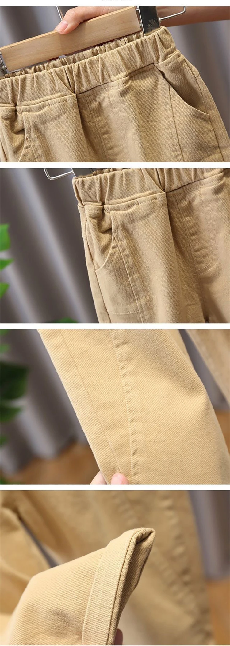 2 3 4 5 6 7 Frühling Herbst Jungenhosen Baumwolle Kinderhosen Mode Buchstaben-Cargohosen Kinder-Trainingsanzug Neue Kinderkleidung – Detail 9