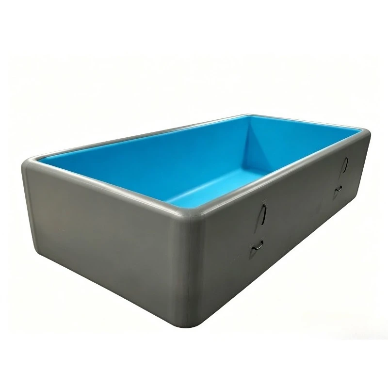 5x3m Square Inflatable Swimming Pool Includes Dust Cover Ladder and Sand Filter Pump for Outdoor Swimming and Water Activities