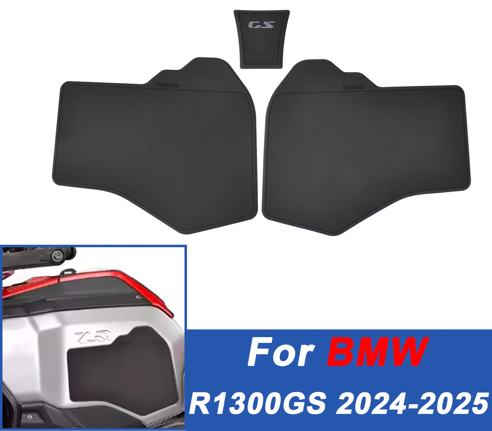 

For BMW R1300GS (2024-2025) - Anti-Slip Fuel Tank Stickers Gas Cap Oil Protect Pad Scratch-Resistant Motorcycle Sticker Kit