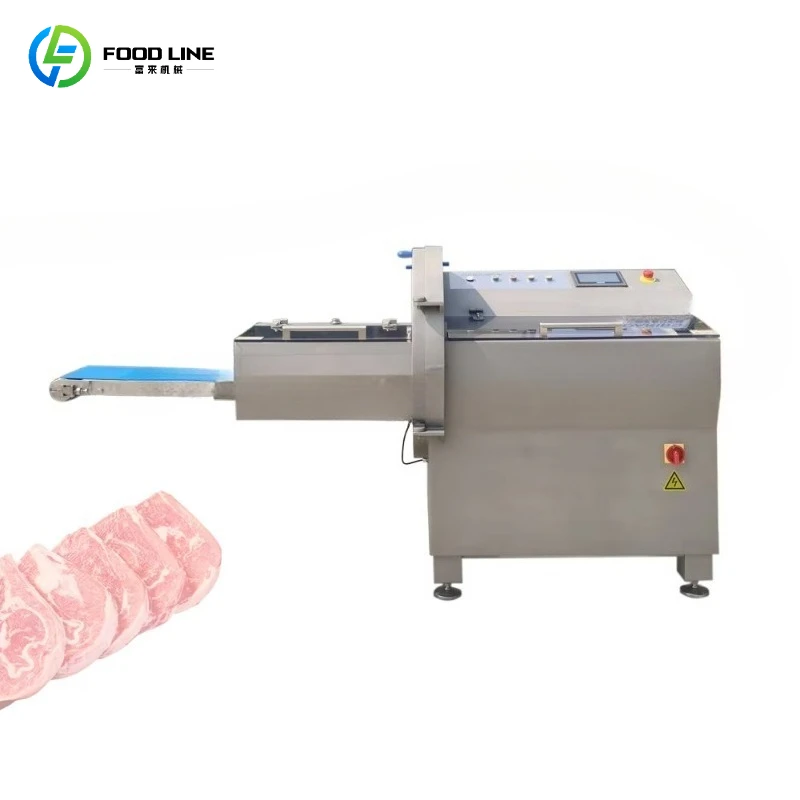 Industrial High-Quality Frozen Meat Portioning Slicer for Chunks Off Frozen Beef Pork Cutting Slice Customized