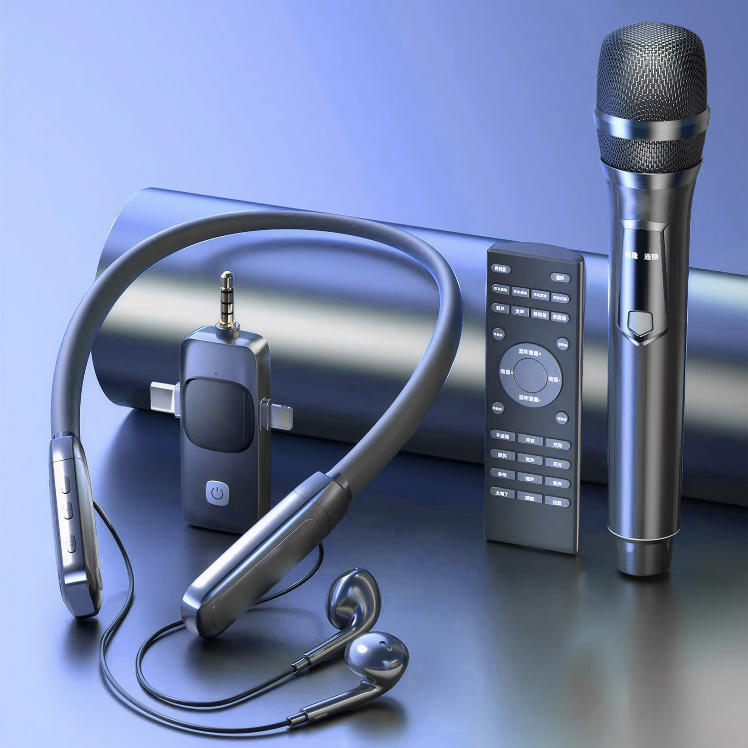 GAW-E9S Wireless Sound Card Live Streaming Earphones Multi-Function Sound Card Suitable for Streaming Game Chat and Sing