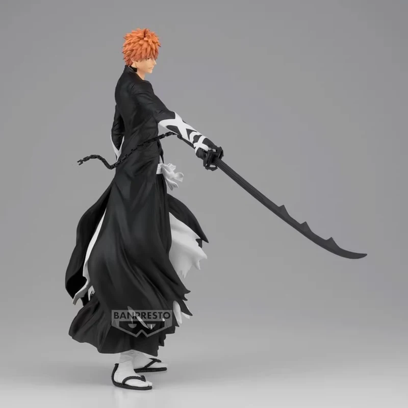 Fast Shipping Bandai Anime BLEACH BANPRESTO Kurosaki Ichigo Original Model Toys Action Figure Collectible Ornament Children Gift