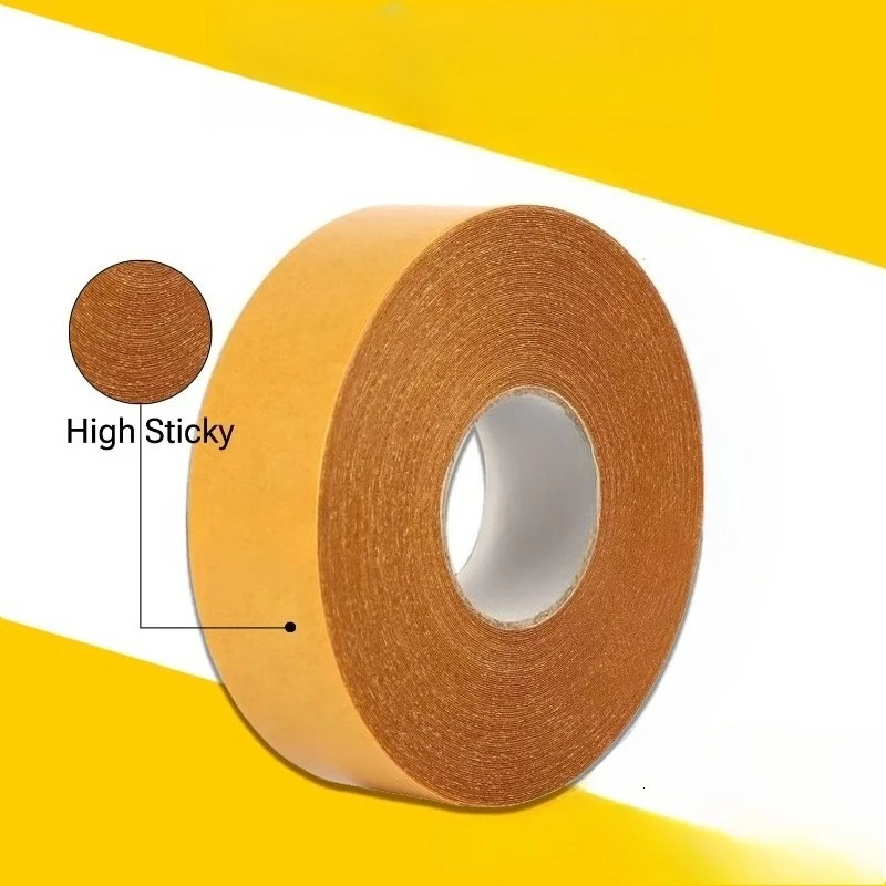 

2pcs Double Sided Fabric Tape Heavy Duty Mounting Tape Super Sticky Body Tape with Fiberglass Mesh High Tack Strong Adhesive