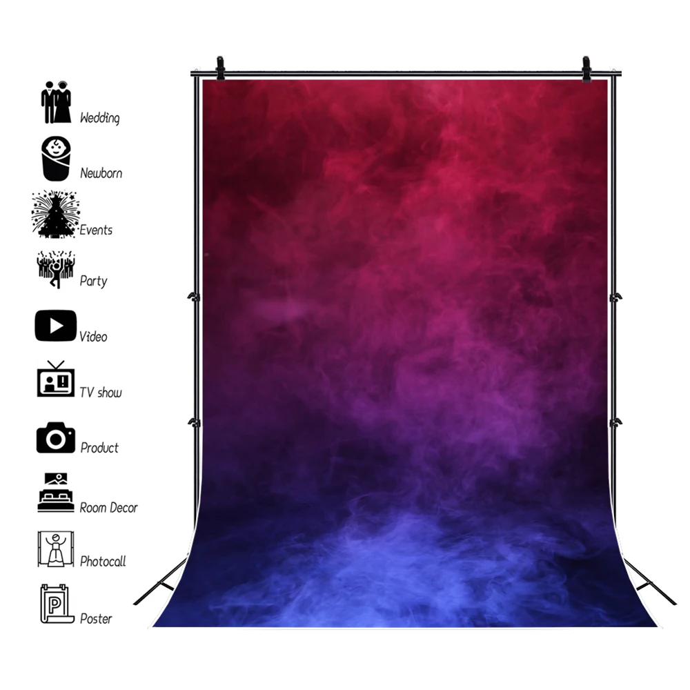 

Purple Blue Gradient Colored Baby Adult Art Portrait Photography Backdrop Abstract Texture Pattern Background Photo Studio