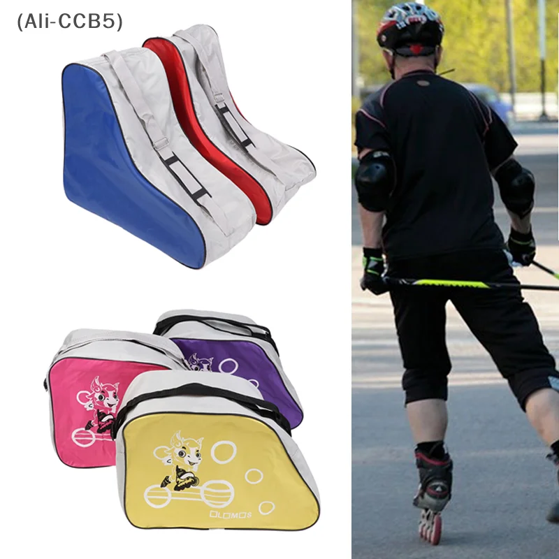 〔CCB5〕Oxford Rollerblade Boot Organizer Handheld Shoe Bag Professional Roller Skates Bag