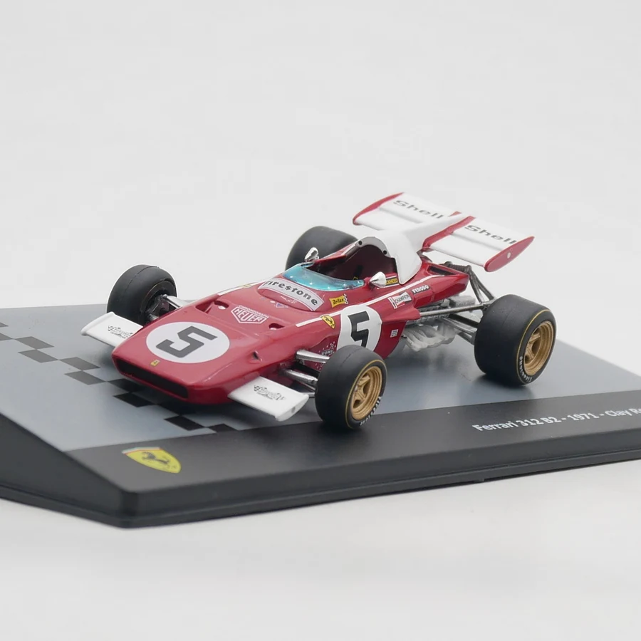 Toy Vehicle Collection Ixo 1:43 FERRARI 312 B2 1971 Clay Regazzoni Racing Diecast Car Model