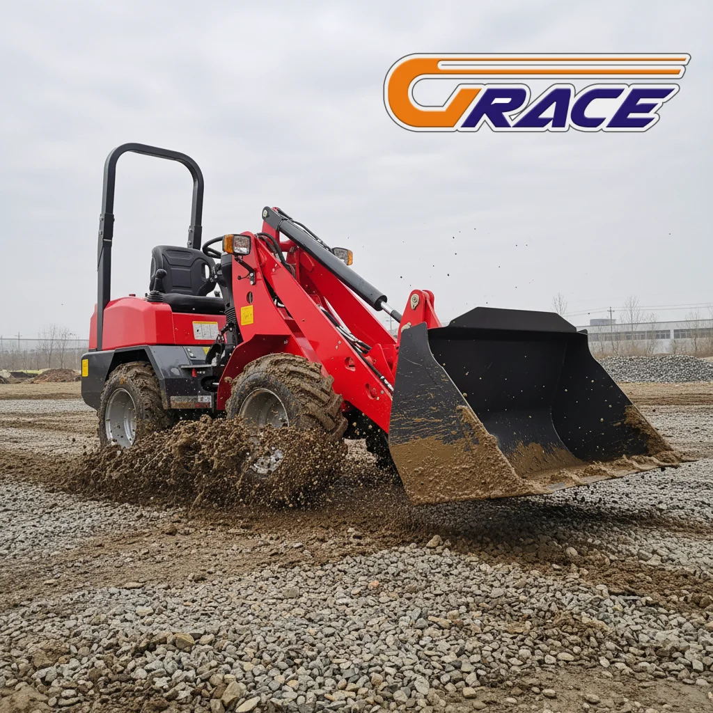 Customized 1 Ton Wheel Loader EURO 5 Lightweight Loader Warehouse Use Fast Shipping Sale