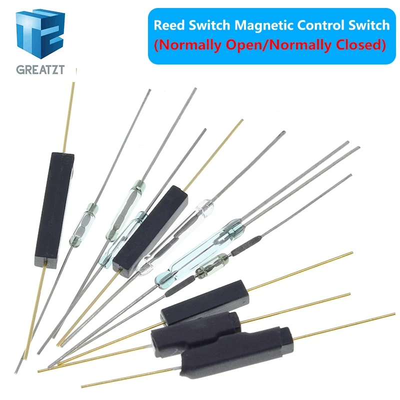 10pcs Reed Switch Magnetic Switch Normally Open / Normally Closed Magnetic Conversion Sensor Induction Switch For Arduino