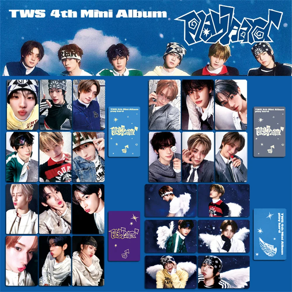 

KPOP TWS 《PLAY HARD》Карты для селфи альбома Карты LUCKY DRAW YOUNGJAE HANJIN DOHOON KYUNGMIN SHINYU Коллекция фанатов
