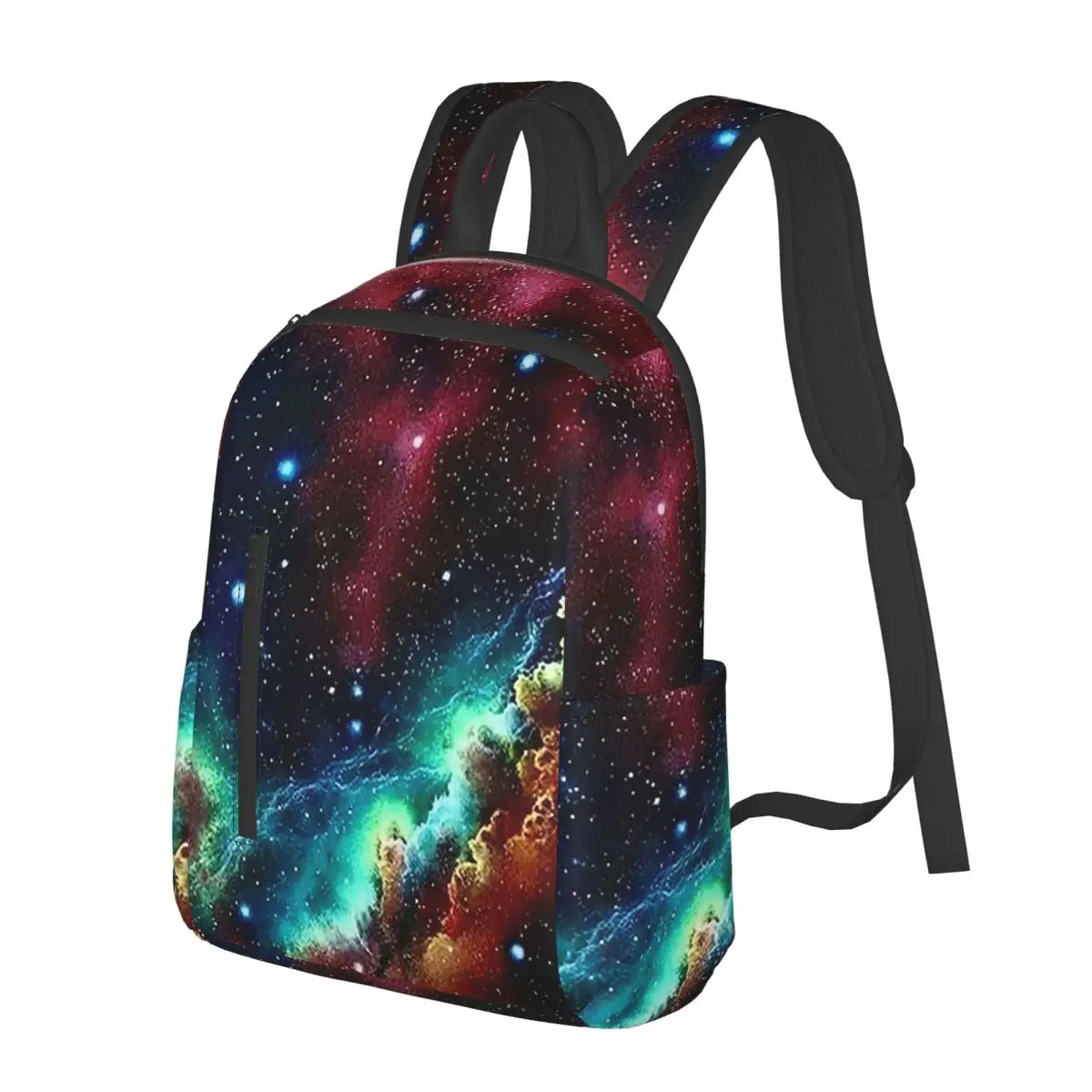 Constellation Star Clusters Galaxies Print Student Backpack School Bag Hiking Travel Daypack for Boys Girls Bookbag Shoulder Bag