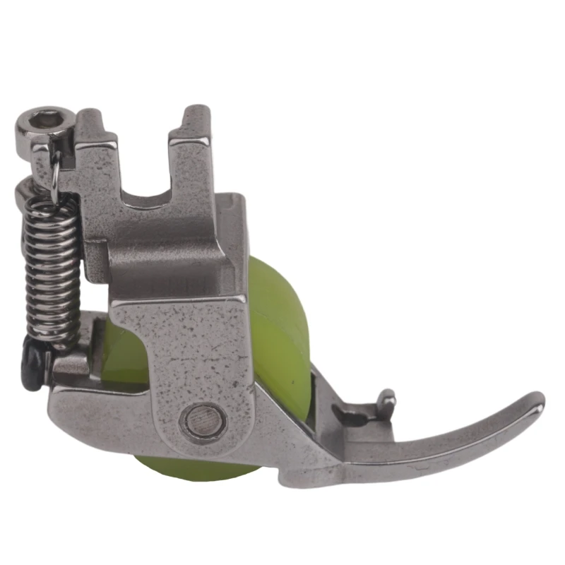 1Needle Lockstitch Machine A10 Edging Cylinder Roller Presser Foot,Four Fold Pulling Cylinder Anti Push Cloth Roller PresserFoot