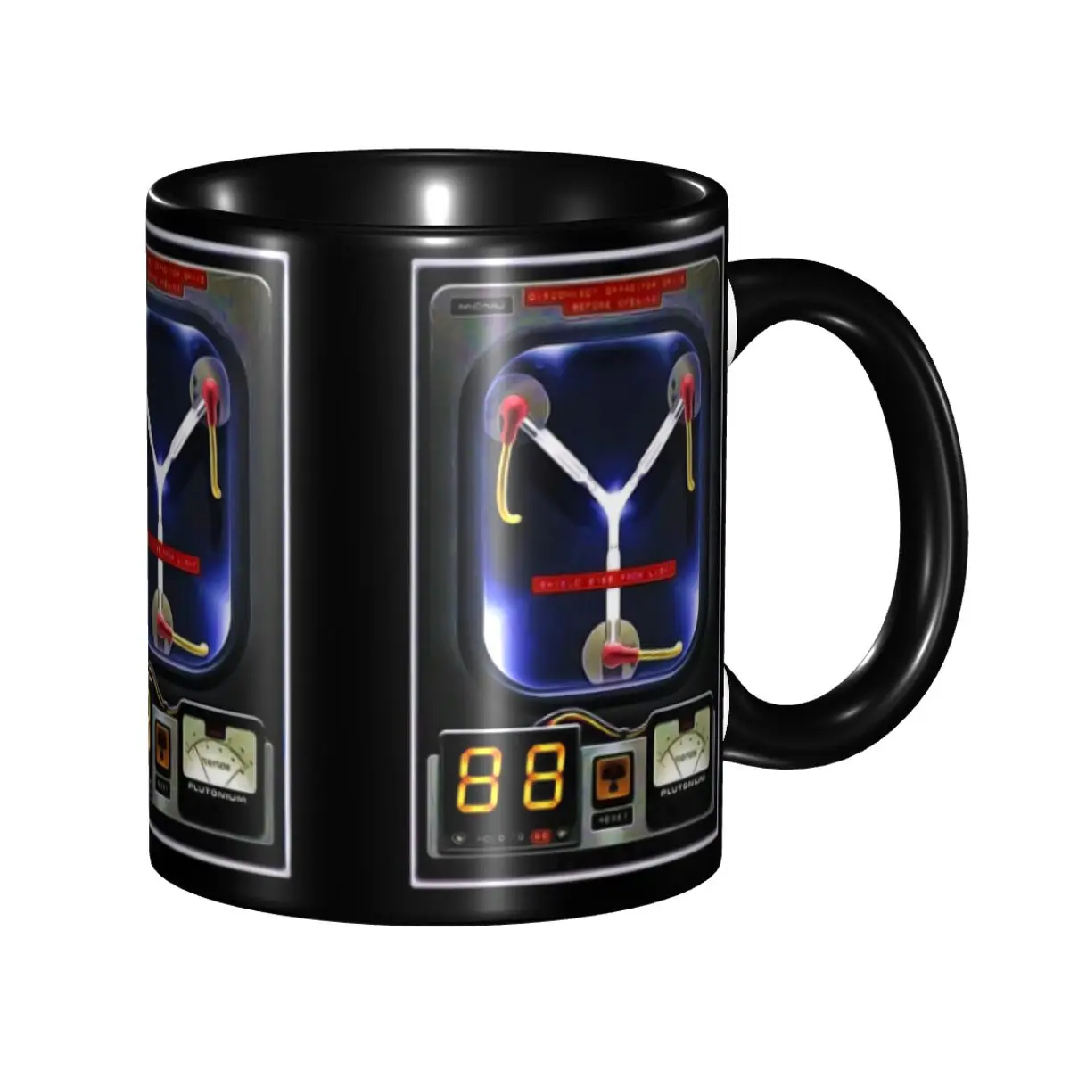 Flux Capacitor Coffee Mugs DIY Custom Back To The Future Ceramic Mug Cup Creative Gift