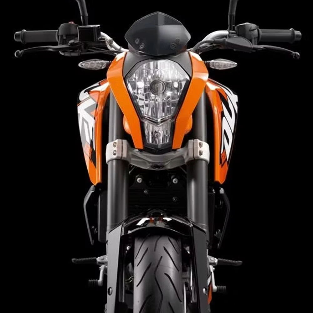 Motorcycle dual bubble windshield suitable for Duke 125 200 390 2013-2017 Duke 390 200